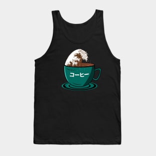 Great Coffee Wave Tank Top